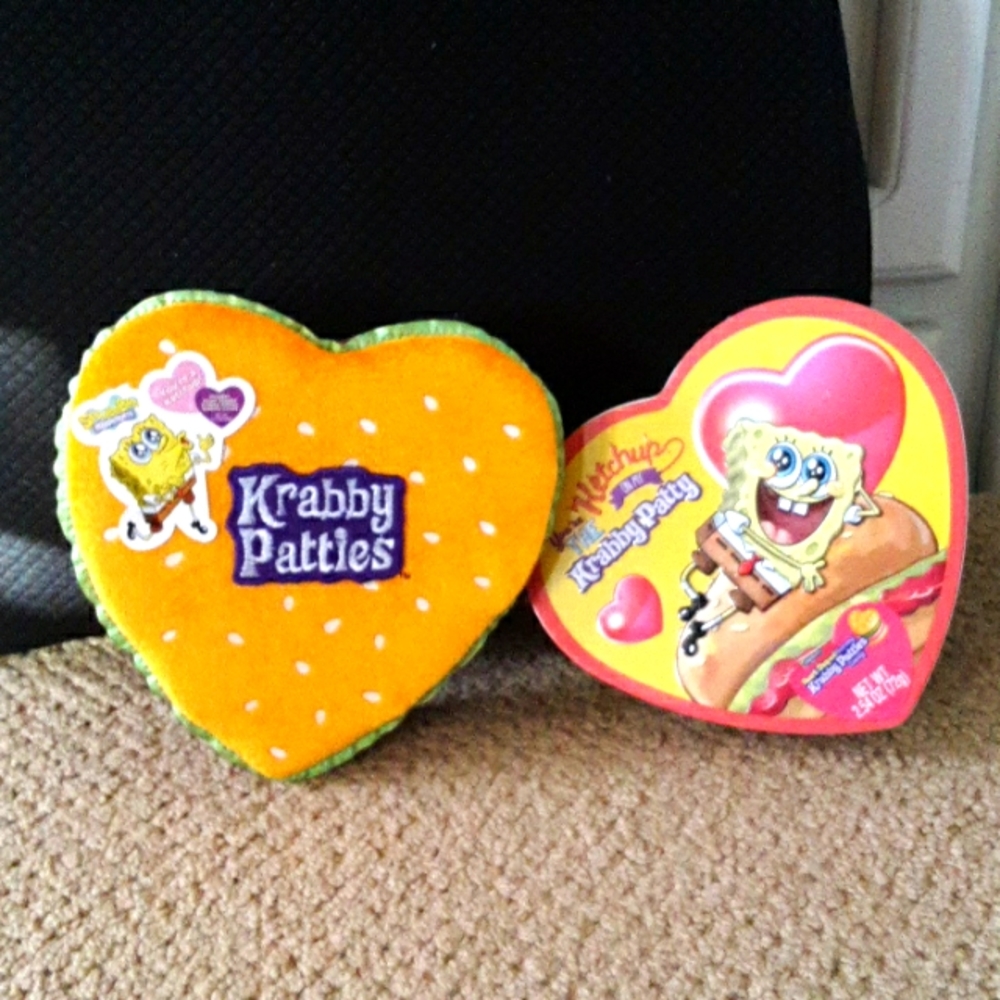 Spoung Bob Valentine's Day Hearts